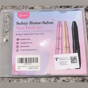 Subay Nail Drill Set - Pink and Black